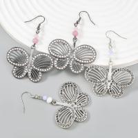 Resin Earring Zinc Alloy with Resin & Resin Rhinestone fashion jewelry & for woman Sold By Pair