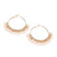 Fashion Fringe Earrings Zinc Alloy gold color plated fashion jewelry & for woman Sold By Pair