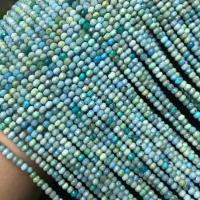 Χάντρες Turquoise, Συνθετικό μπλε τυρκουάζ, Άβακας, γυαλισμένο, DIY & πολύπλευρη, μπλε, 2x3mm, Sold Per Περίπου 38 cm Strand