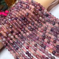 Turmalin Perle, rund, poliert, DIY & facettierte, gemischte Farben, 6mm, verkauft per ca. 38 cm Strang