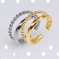 Stainless Steel Finger Ring 304 Stainless Steel Vacuum Ion Plating fashion jewelry & for woman 9mm Sold By PC