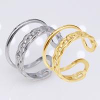 Stainless Steel Finger Ring, 304 Stainless Steel, Vacuum Ion Plating, fashion jewelry & Unisex, more colors for choice, 10mm, Sold By PC