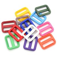 Plastic Bag Adjust Buckle, DIY, more colors for choice, 32x26x5mm, Sold By PC