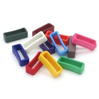 Plastic Zak passen gesp, DIY, meer kleuren voor de keuze, 30x9.80x9.50mm, Binnendiameter:Ca 25mm, Verkocht door PC