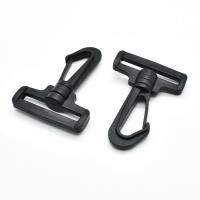 Plastic Bag Snap Hook Buckle, DIY & different size for choice, black, Sold By PC