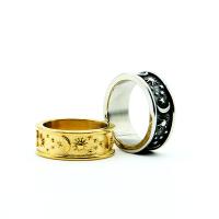 Titanium Steel Finger Ring plated Unisex & enamel Sold By PC