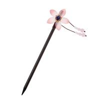 Hair Stick Wood with Resin fashion jewelry & for woman & with rhinestone Sold By PC
