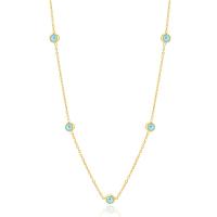 Stainless Steel Jewelry Necklace 304 Stainless Steel with 5cm extender chain Vacuum Ion Plating fashion jewelry & for woman & enamel two different colored Length 43 cm Sold By PC