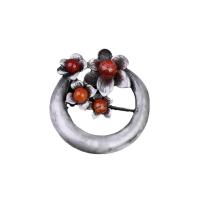 Fashion Brooch Jewelry Zinc Alloy with Agate plated fashion jewelry & Unisex Sold By PC