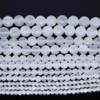 Natural Jade Beads, Jade Afghanistan, Round, stoving varnish, DIY & different size for choice, white, Sold Per Approx 40 cm Strand