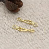 Brass Hook and Eye Clasp high quality plated DIY nickel lead & cadmium free Sold By PC