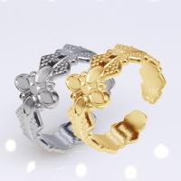 Stainless Steel Finger Ring 304 Stainless Steel Vacuum Ion Plating fashion jewelry & Unisex 11mm Sold By PC