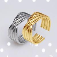 Stainless Steel Finger Ring, 304 Stainless Steel, Vacuum Ion Plating, fashion jewelry & for woman, more colors for choice, 8mm, Sold By PC