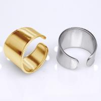 خاتم إصبع الفولاذ المقاوم للصدأ, 304 الفولاذ المقاوم للصدأ, مجوهرات الموضة & للجنسين, المزيد من الألوان للاختيار, 15mm, تباع بواسطة PC