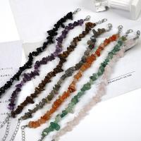 Gemstone Bracelets, Natural Gravel, with 1.97inch extender chain, fashion jewelry & for woman, more colors for choice, Length:Approx 7.09 Inch, Sold By PC