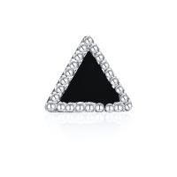 Stainless Steel Stud Earrings 304 Stainless Steel Triangle fashion jewelry & for man Sold By PC