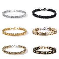 Stainless Steel Jewelry Bracelet, 304 Stainless Steel, Vacuum Ion Plating, different length for choice & different size for choice & for man, more colors for choice, Sold By PC
