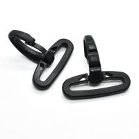 Plastic Bag Snap Hook Buckle, DIY & different size for choice, black, Sold By PC