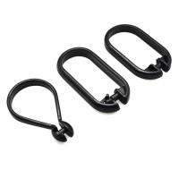 Plastic Curtain Hook, DIY & different styles for choice, black, Sold By PC