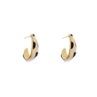 Zinc Alloy Stud Earring with Velveteen fashion jewelry & for woman two different colored Sold By Pair