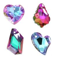 Crystal Pendants, Geometrical Pattern, plated, DIY & different size for choice & different styles for choice, more colors for choice, Sold By Bag