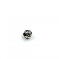 Stainless Steel Beads 304 Stainless Steel Round vintage & DIY original color Sold By PC