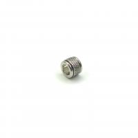 Stainless Steel Beads, 304 Stainless Steel, Column, vintage & DIY, original color, 9.60x7.30mm, Sold By PC