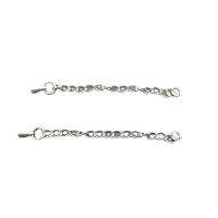 Stainless Steel Extender Chain, 304 Stainless Steel, handmade, DIY, original color, 6.1mm,5mm,3mm, Sold Per Approx 1.97 Inch Strand