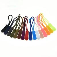 Nylon Cord Hand Piece Lanyard, with Silicone, random style & DIY, mixed colors, 57.80x48.30mm, Sold By PC