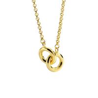 Brass Necklace plated fashion jewelry & for woman 9mm Length Approx 20 Inch Sold By PC
