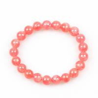 Gemstone Bracelets, Rhodochrosite, Round, different size for choice & for woman, more colors for choice, Sold By Strand
