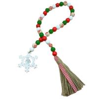 Wood Hanging Ornaments with Linen stoving varnish 16mm Length Approx 72 cm Sold By PC