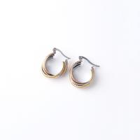 Acier inoxydable Levier Retour Earring, Acier inoxydable 304, bijoux de mode & pour femme, 14x34mm, Vendu par paire