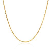 Edelstahl Schmuck Halskette, 304 Edelstahl, mit Verlängerungskettchen von 1.97inch, 18K vergoldet, Modeschmuck & für Frau, goldfarben, 1.50mm, verkauft per ca. 17.72 ZollInch Strang