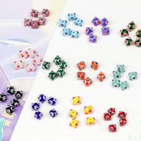Bumpy Lampwork Beads, DIY, more colors for choice, 8x8mm, Hole:Approx 2mm, Sold By PC