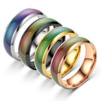 Titantium Steel δάχτυλο του δακτυλίου, Titanium Steel, επιχρυσωμένο, θάλασσα πετρελαίου & για άνδρες και γυναίκες & διαφορετικό μέγεθος για την επιλογή, περισσότερα χρώματα για την επιλογή, 10PCs/Παρτίδα, Sold Με Παρτίδα