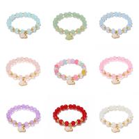 Bracelets de cristal, avec alliage de zinc, lapin, bijoux de mode & pour femme & avec strass, plus de couleurs à choisir, 70mm, 10PC/lot, Vendu par lot