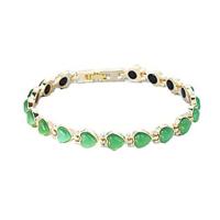 Cats Eye Bracelets Zinc Alloy with Cats Eye gold color plated fashion jewelry & Unisex Length 20 cm Sold By PC