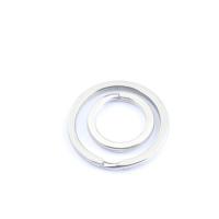 Podijeljeni prsten od nehrđajućeg čelika, 304 nehrđajućeg čelika, različite veličine za izbor, izvorna boja, Prodano By PC