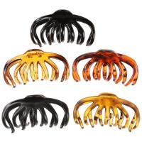 Hair Claw Clips, Plastic, handmade, fashion jewelry & for woman, more colors for choice, 110x50mm, Sold By PC