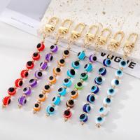 Bag Purse Charms Keyrings Keychains Zinc Alloy with Resin Round gold color plated Unisex nickel lead & cadmium free Sold By PC