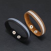 Cowhide Bracelet fashion jewelry & for man Length Approx 21-22 cm Sold By PC