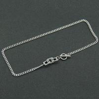 Titanstahl Halskette, Modeschmuck & unisex, frei von Nickel, Blei & Kadmium, Länge:ca. 49 cm, verkauft von PC