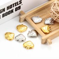 Stainless Steel Heart Pendants, 304 Stainless Steel, Vacuum Ion Plating, DIY, more colors for choice, 16.50x16.50mm, 5PCs/Bag, Sold By Bag