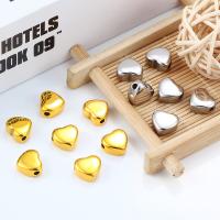 Stainless Steel Beads 304 Stainless Steel Heart Vacuum Ion Plating Fine Polishing & DIY Sold By PC