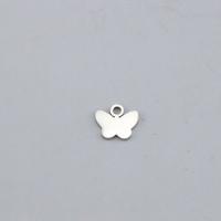 Stainless Steel Animal Pendants 304 Stainless Steel Butterfly polished DIY original color Sold By PC