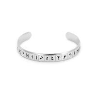 Titanium Steel Cuff Bangle, with letter pattern & for man, more colors for choice, 62x8mm, Sold By PC