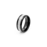 Палец кольцо из нержавеющей стали, Нержавеющая сталь 304, разный размер для выбора & Мужский & Эпоксидная стикер, Много цветов для выбора, 8mm, размер:7-12, продается PC
