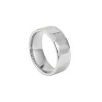 Stainless Steel Finger Ring 304 Stainless Steel Unisex original color 8mm US Ring Sold By PC
