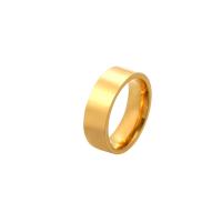 Edelstahl Ringe, 304 Edelstahl, unisex & verschiedene Größen vorhanden, keine, 6mm, Größe:6-12, verkauft von PC
